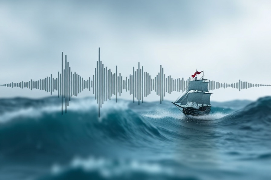 Abstract visual representation of music